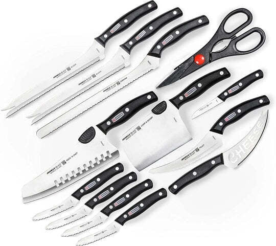 Cutite profesionale din 13 piese, KnifBladePro