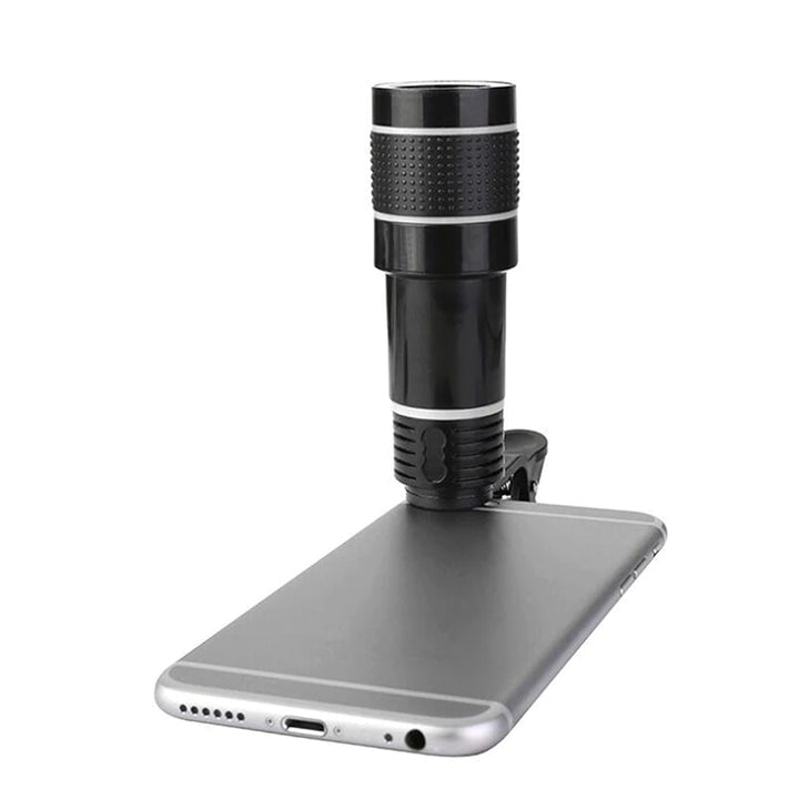 Telescop pentru telefon cu zoom 8x, compatibil cu iPhone si Android