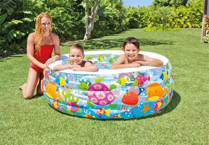 Piscina gonflabila pentru copii, Intex 58480, 157×157×122