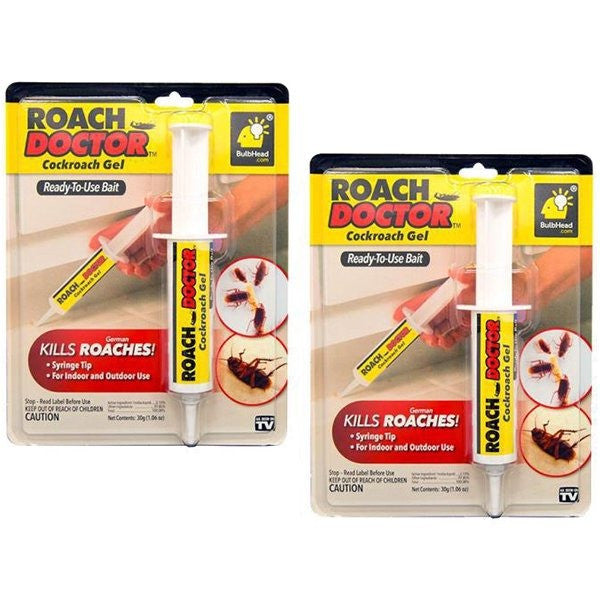 Set 1 + 1 insecticid tip gel pentru gandaci, Doctor Roach