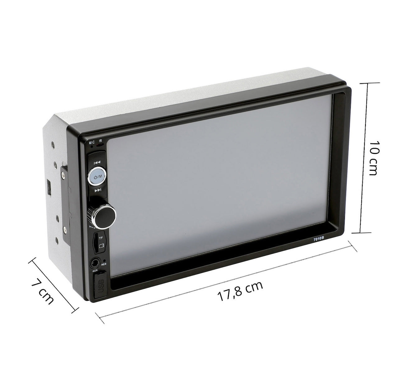 Sistem audio auto 2DIN cu ecran tactil 7", Bluetooth/USB/AUX