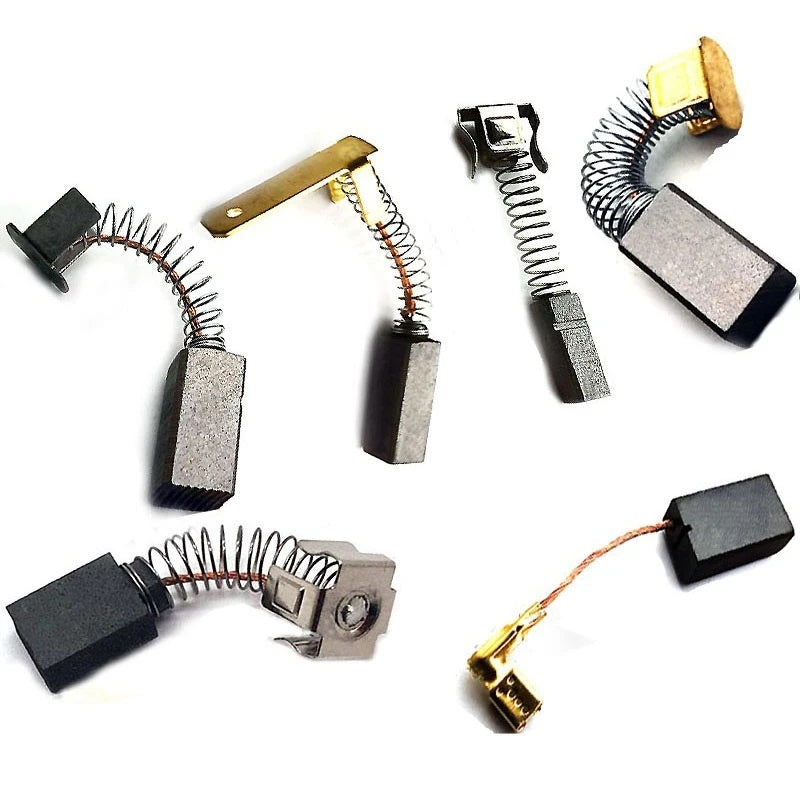 Set 10, perechi, perii colectoare carbuni universali, pentru diverse utilaje si scule electrice