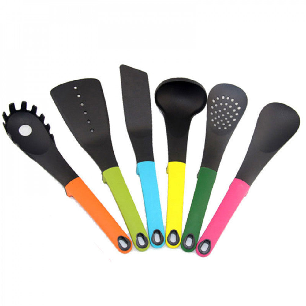 Set ustensile colorate bucatarie 7 piese