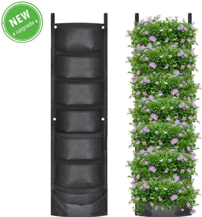 Jardinera verticală, rezistentă la apă, montare pe perete