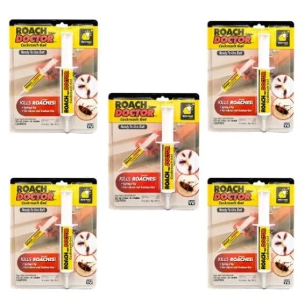 Pachet promo - insecticid tip gel impotriva gandacilor, Doctor Roach 4+1 gratis