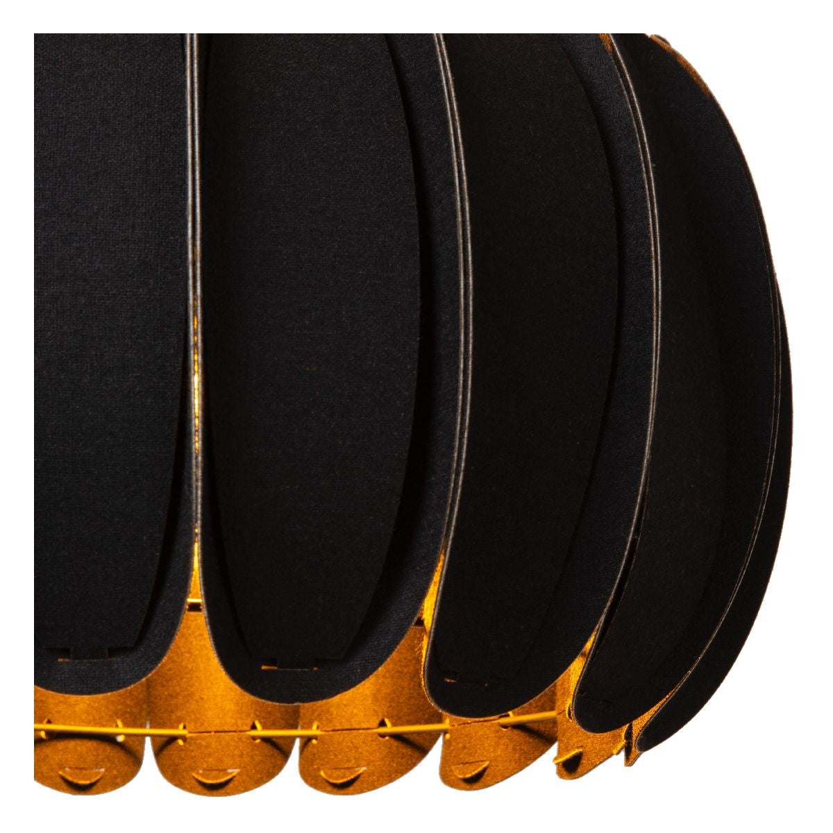 Pendul SPENCER cu Abajur din Fetru, Negru, Ø30 cm, 1 x E27