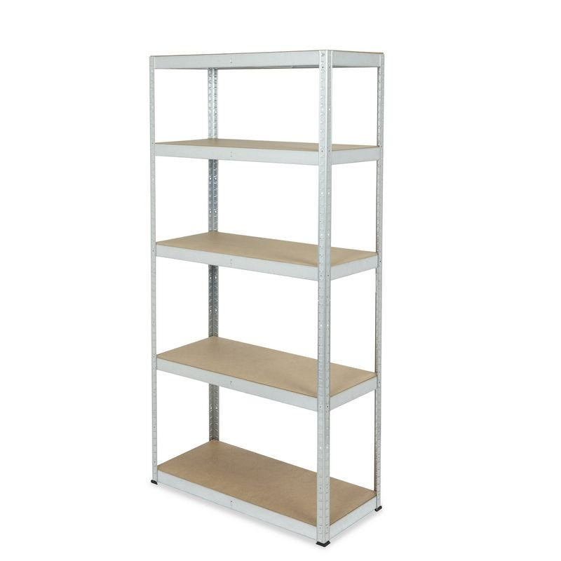 Raft metalic galvanizat, 5 polite, 90 x 40 x 180 cm, 875 kg