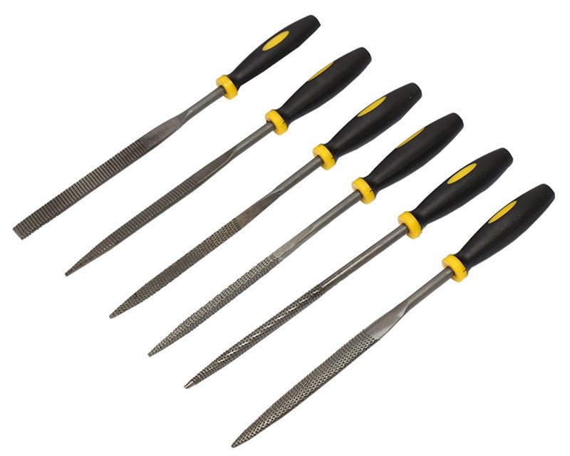 Set 6 pile rasper pentru metal si lemn