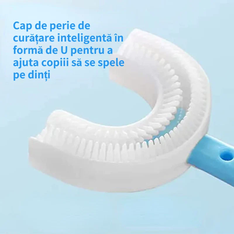 Periuta de dinti pentru copii circulara 1 + 1 GRATIS
