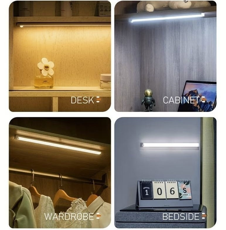 Lampa LED, Senzor de miscare, Reincarcabila, Alb cald