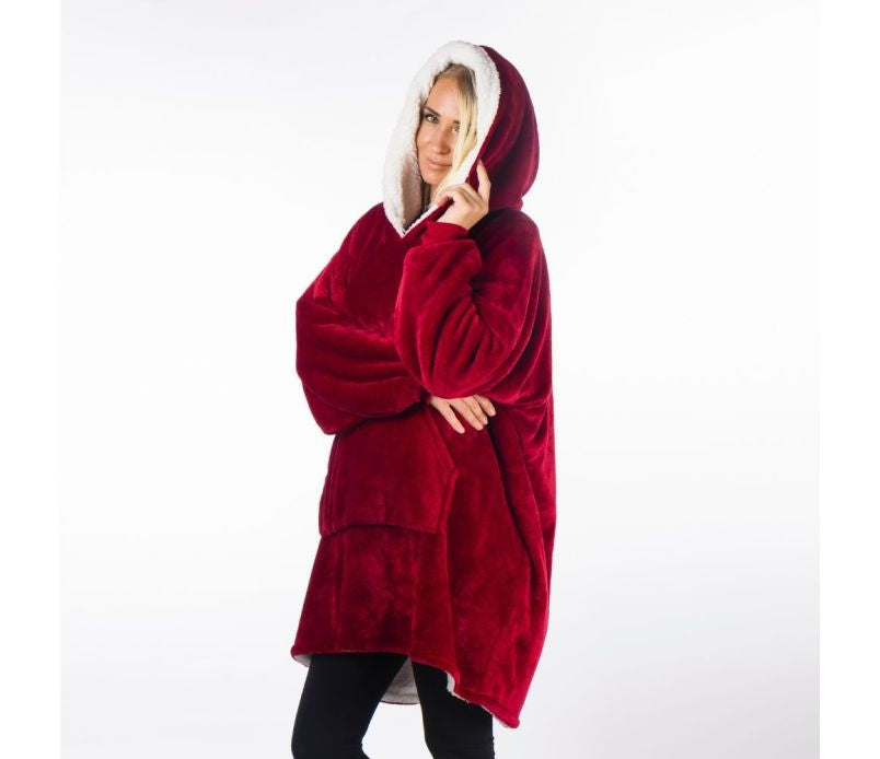 Pătură-hanorac cu glugă – Huggle Hoodie