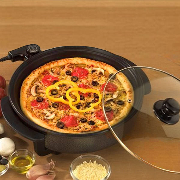 Tigaie Electrica 1500 W 36 CM Rotunda Teflon