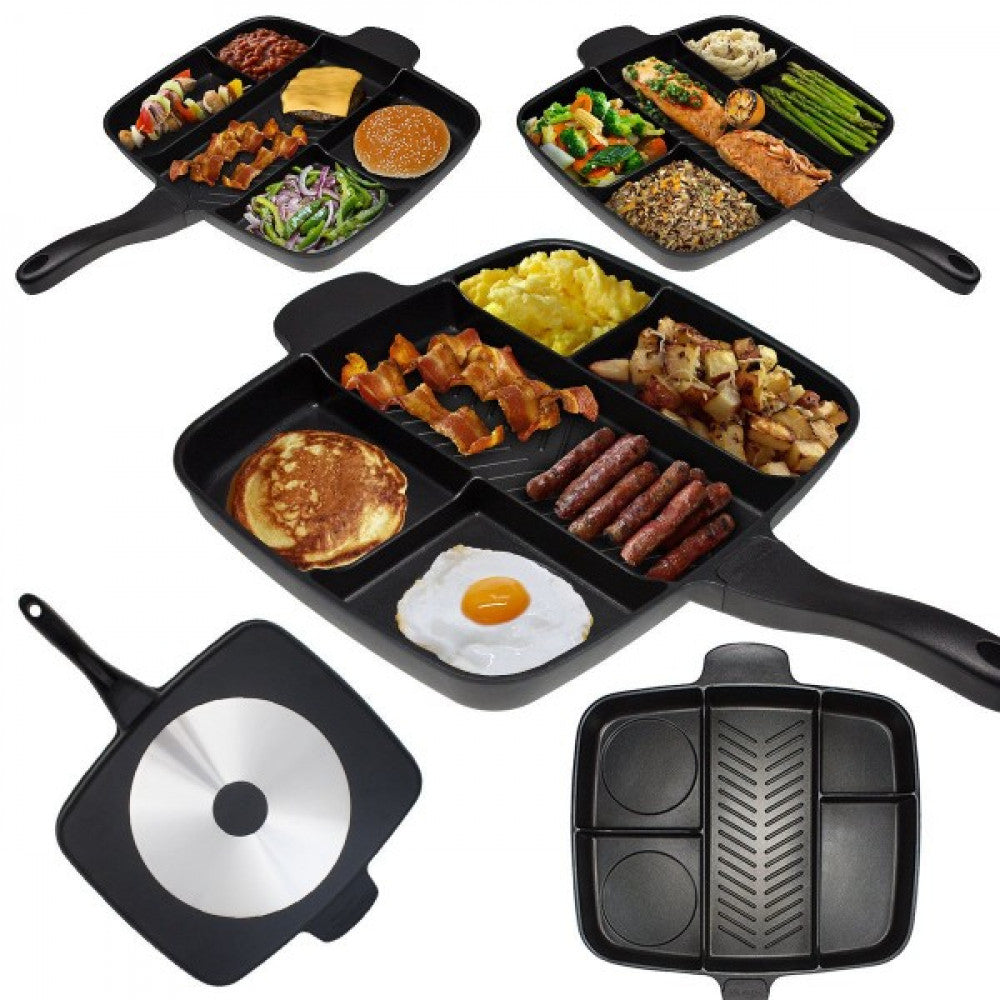 Tigaie Grill Multifunctionala 5 Forme Original TV