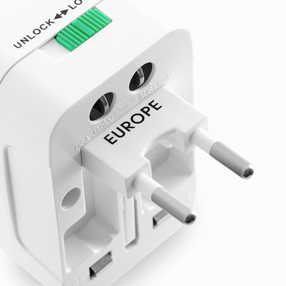 Adaptor Priza Universala Calatorii, compatibil EU/UK/SUA/JP/C/AUS/TH
