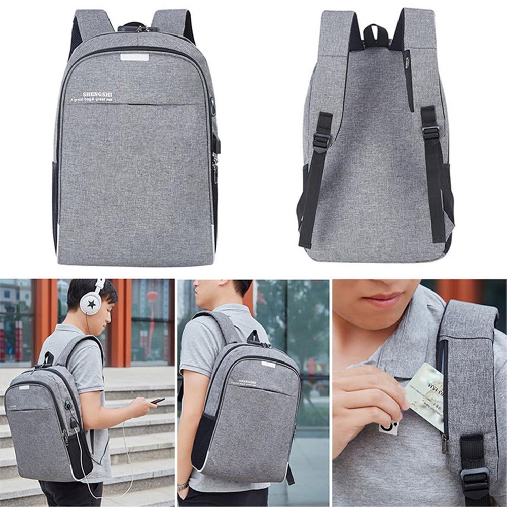Ghiozdan tip rucsac Anti-Furt multifunctional cu port USB