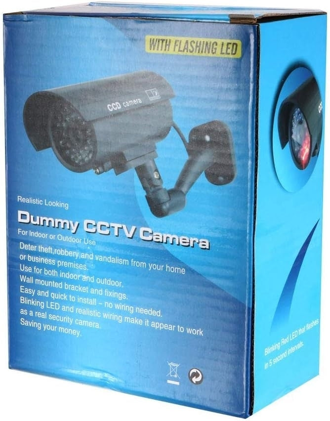 Cameră falsă de supraveghere CCTV cu LED roșu