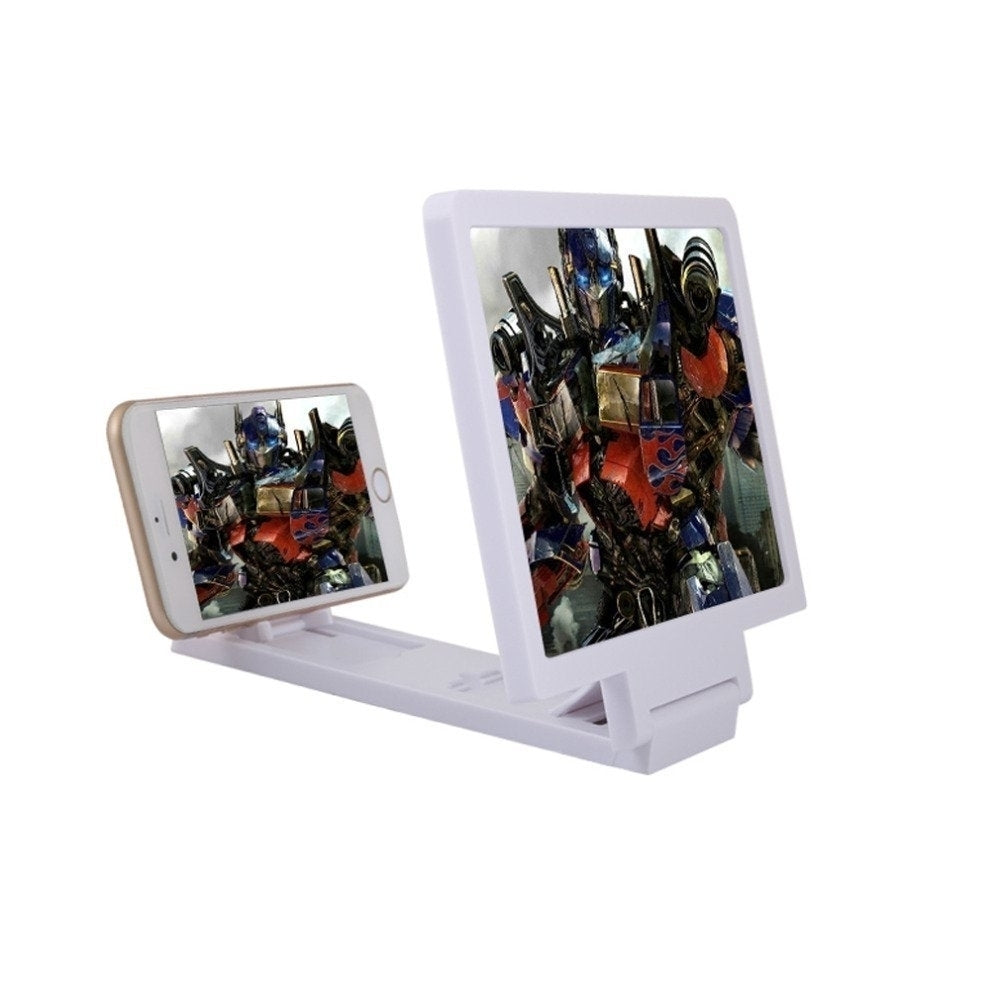 Pachet Promotional ! 1+1 Lupă 3D pentru telefon mobil, suport cu ecran de mărire