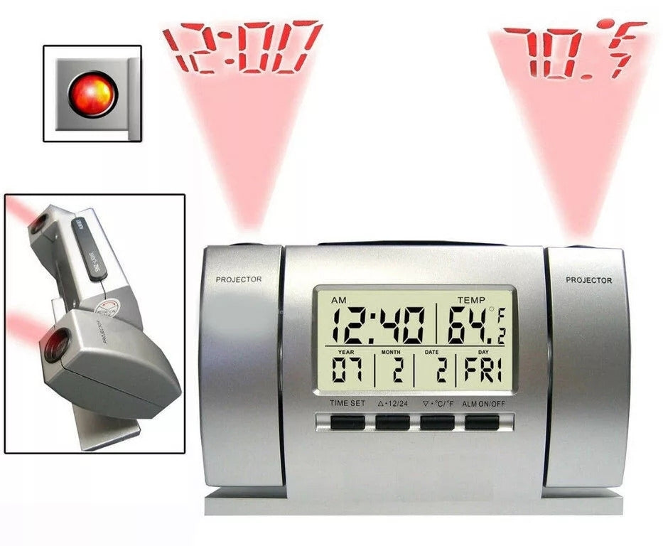 Ceas de masa, dubla proiectie pe tavan,afisare ora si temperatura DS-503