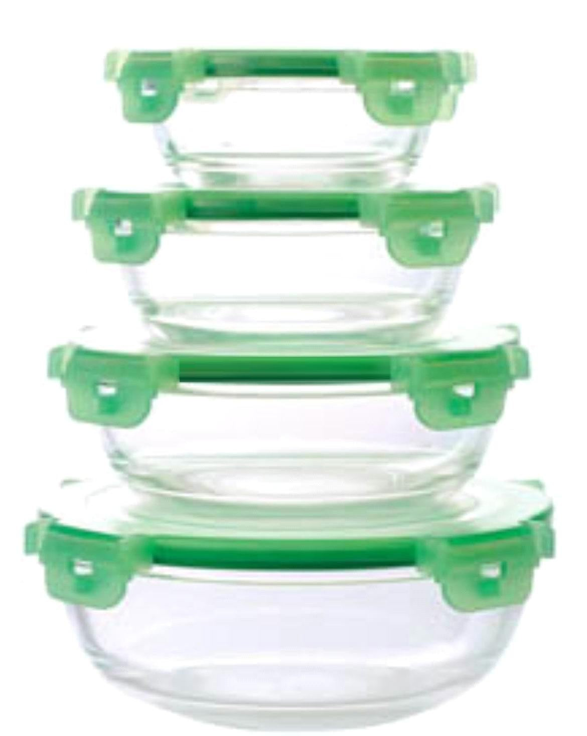 Set 5 caserole Cooking Bowl din sticla
