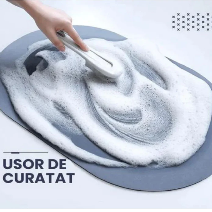 Covoras super absorbant pentru baie cu uscare rapida SUPER-ABSORBANT