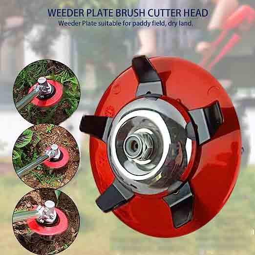 Set 3 piese, accesoriu motocoasa cu disc pentru indepartare buruieni si plivit iarba