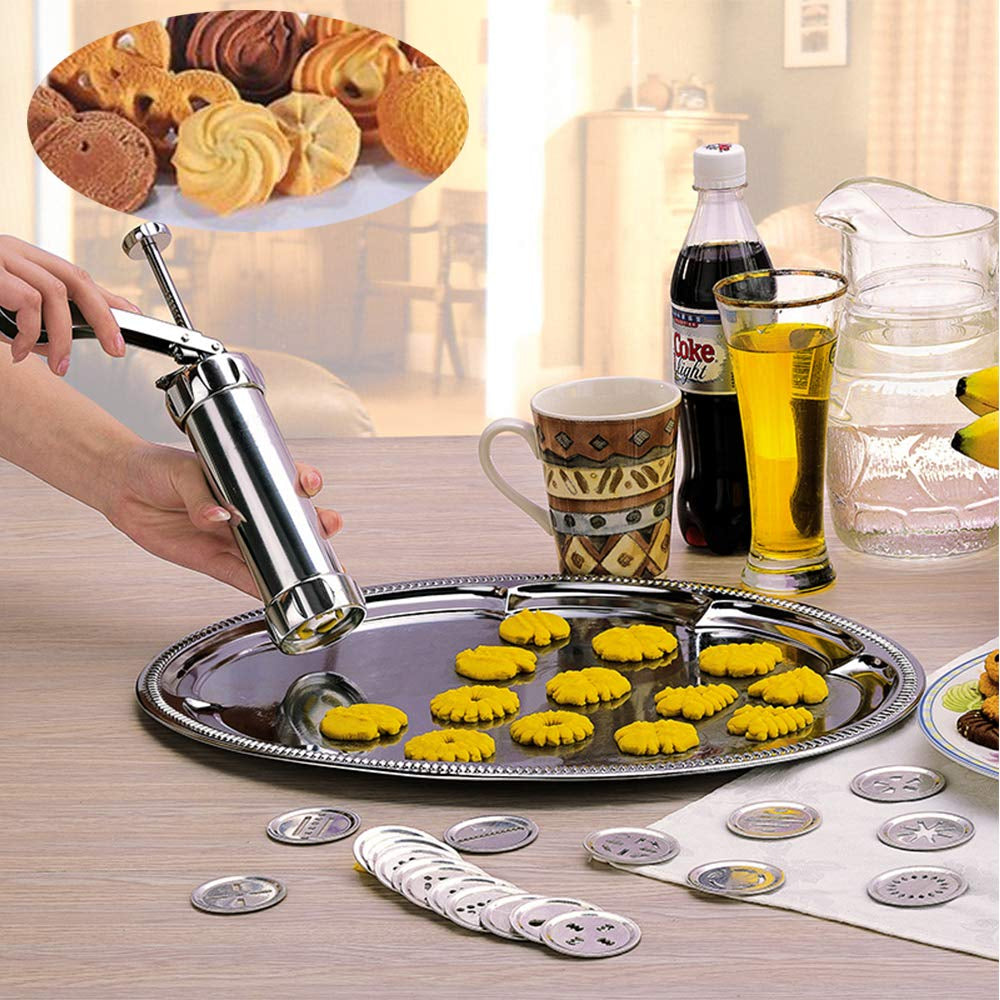 Aparat presa pentru biscuiti si fursecuri cu 20 de forme