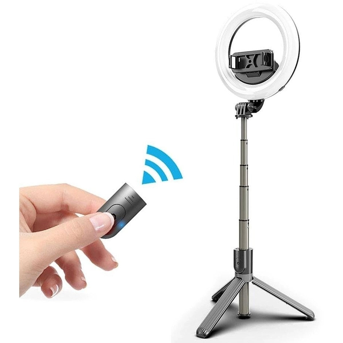 Lampa circulara LED cu suport Selfie Stic cu declansator L07