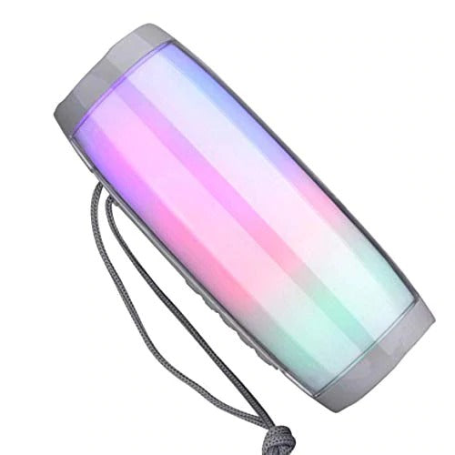 Boxa stereo Bluetooth, portabila, lumina ambientala multicolora