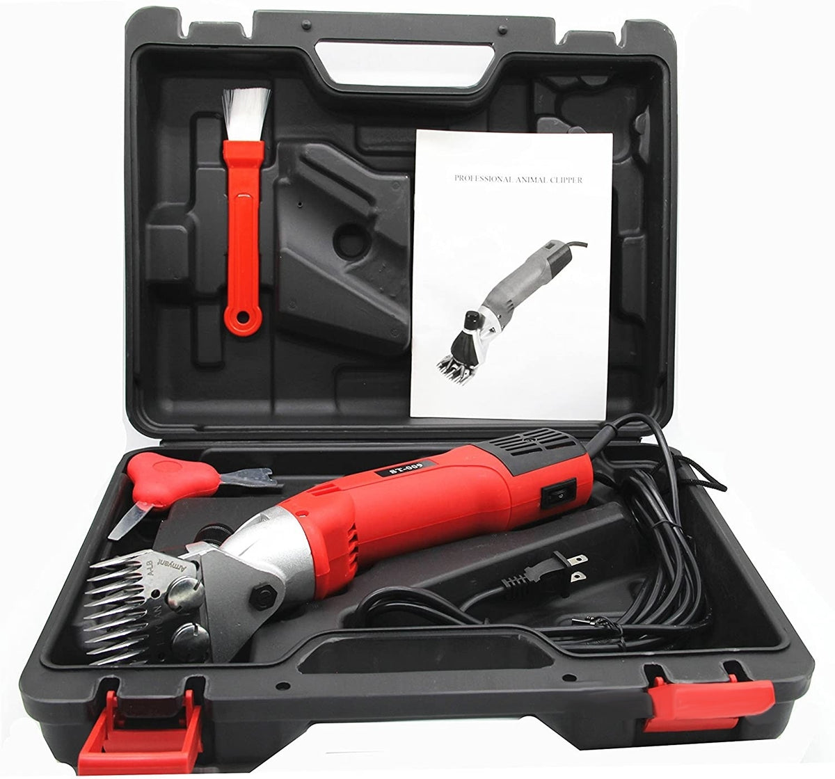 Mașină Electrică de Tuns Oi Profesională, Viteză Reglabilă, Lamă 80 mm, Cablu 5 m