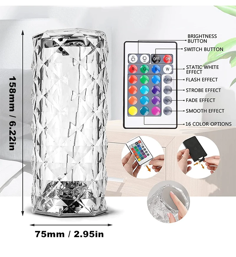 Lampă Magică Crystal