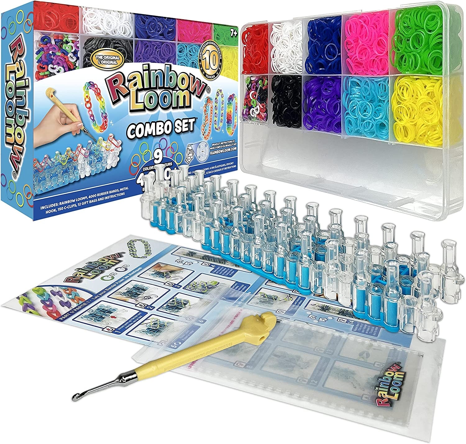 Kit de bratari Rainbow Loom