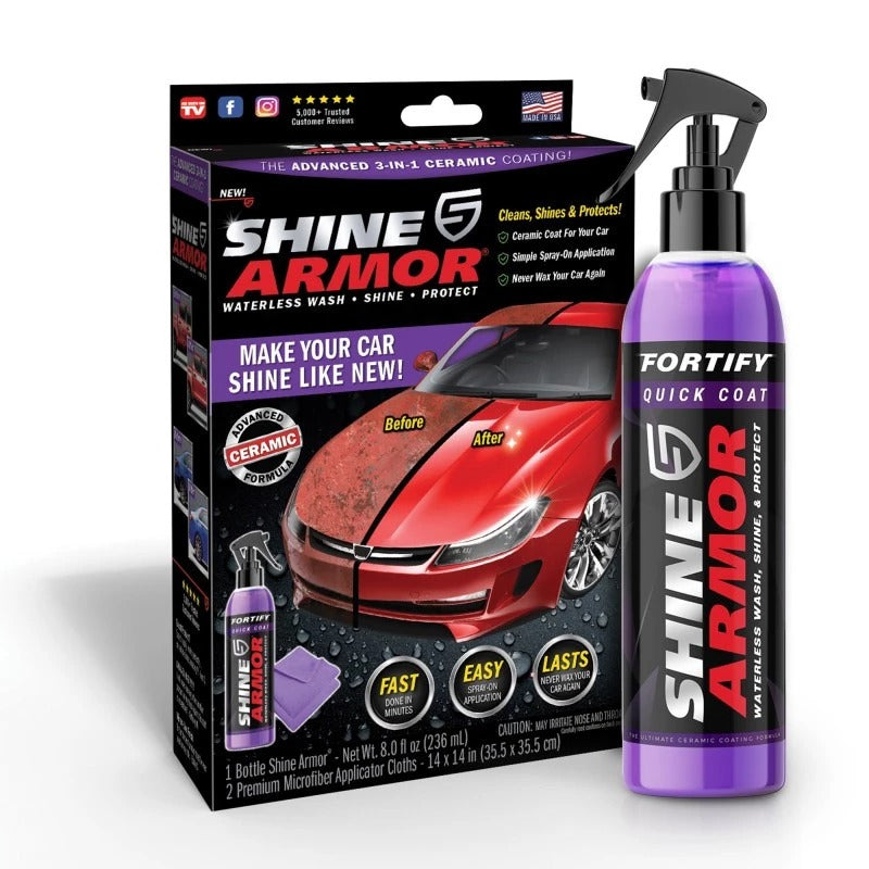 Kit ceara lichida Shine Armor
