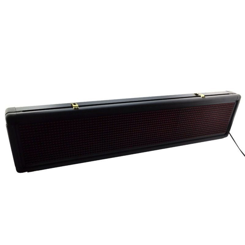 Reclama luminoasa programabila, pentru exterior, 100x20 cm,  Afisaj LED Ultrabright