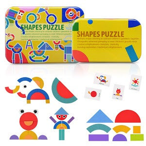 Joc educativ Puzzle Shapes