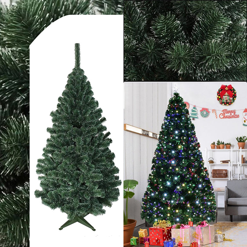 Lichidare de stoc, brad artificial tip pin, impodobit cu instalatie beteala, globuri si decoratiuni