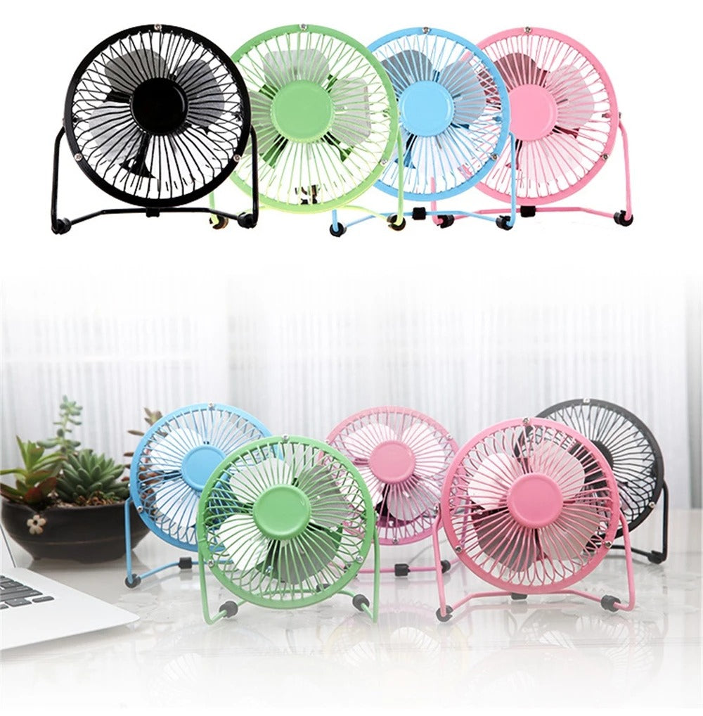 Mini ventilator pentru birou cu USB