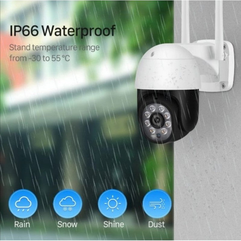 Camera supraveghere WIFI, pentru exterior, Rotativa, Cu Detectare Miscare