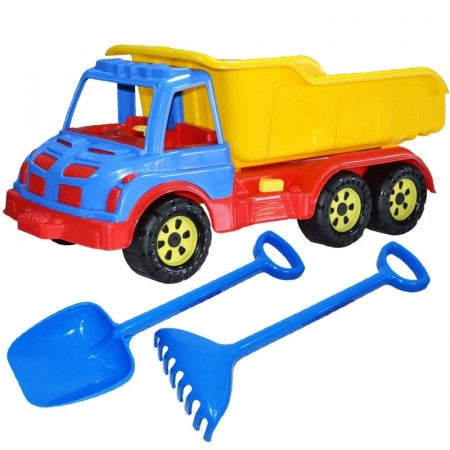 Camion plastic 60 CM pentru copii, simplu + accesorii optionale