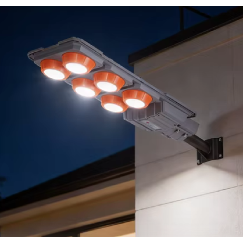 Lampă Solară LED de Exterior 400W cu Aprindere Automată, IP65, pentru Grădină și Curte