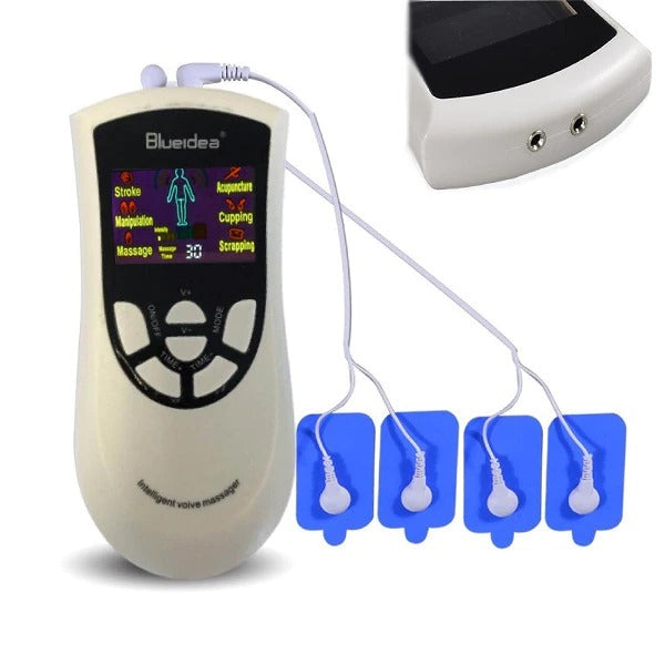 Aparat de electrostimulare cu 4 electrozi si control vocal