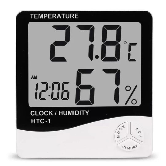 Termometru, Higrometru Digital de Camera - afisare Ora, Temperatura, Umiditate