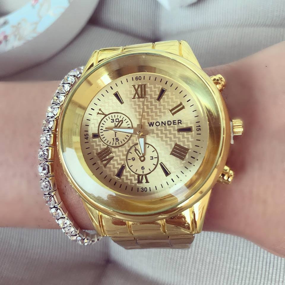 Ceas de dama Gold Fashion Style metalic
