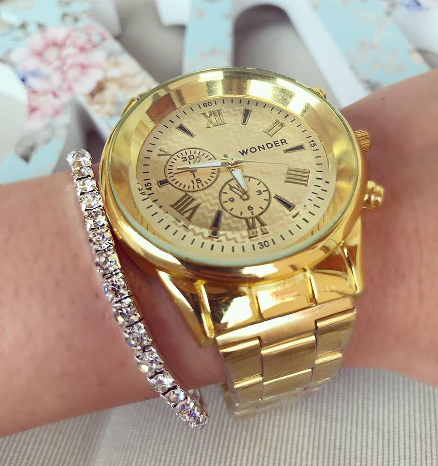 Ceas de dama Gold Fashion Style metalic