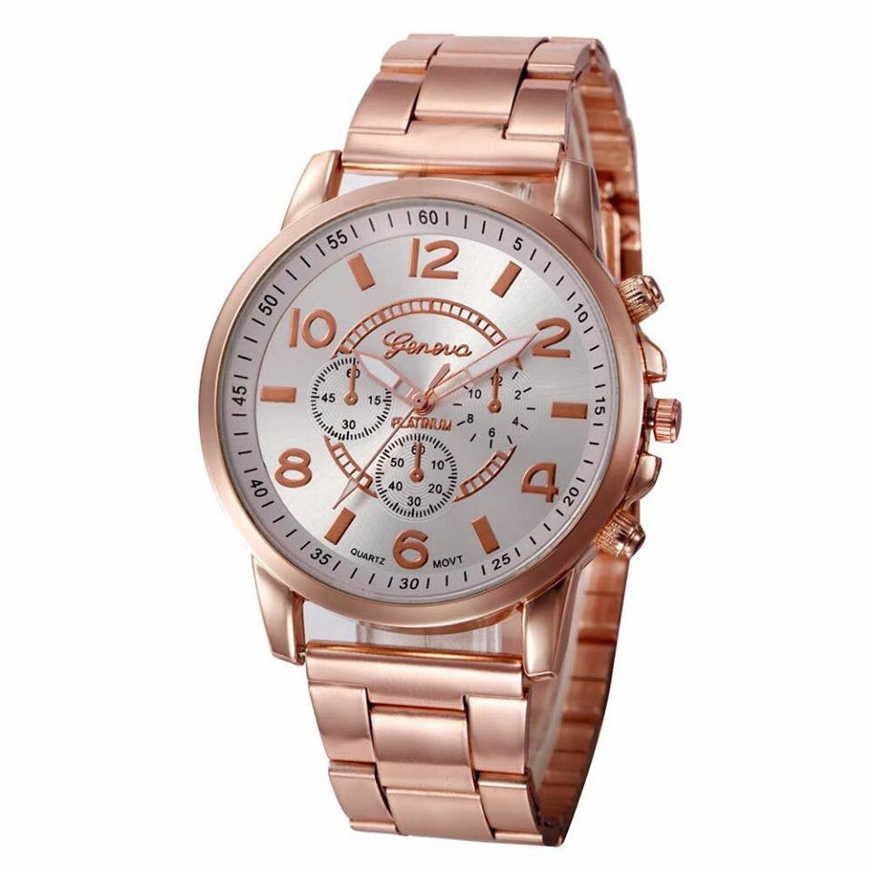 Ceas de dama metalic Elegant Rose