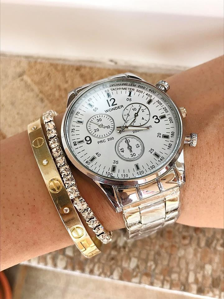 Ceas elegant unisex metalic