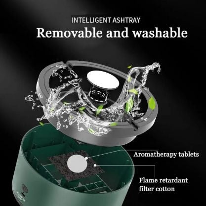 Scrumieră electrică cu funcție de purificare a aerului - eliminare mirosuri neplăcute