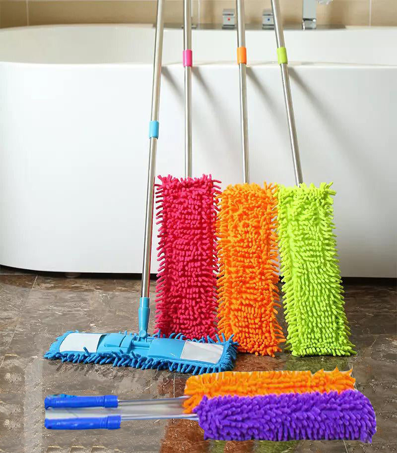 Set Pamatuf si Mop cu microfibre, 1 + 1 Cadou