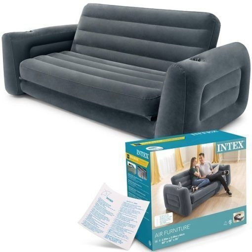 CANAPEA GONFLABILA EXTENSIBILA 2 PERSOANE 224X203X66CM INTEX 66552