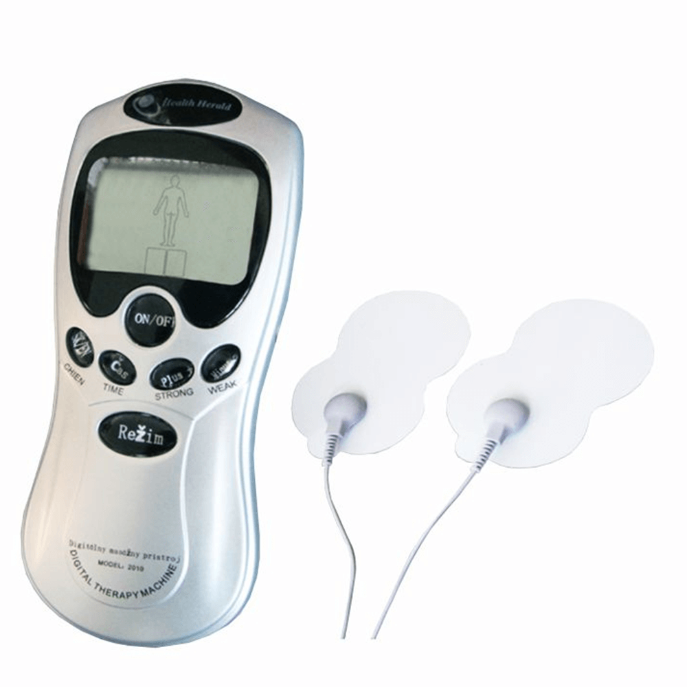 Aparat de masaj prin electrostimulare cu 2 electrozi