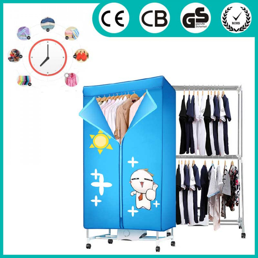 Uscator electric pentru rufe 2in1 tip dulap